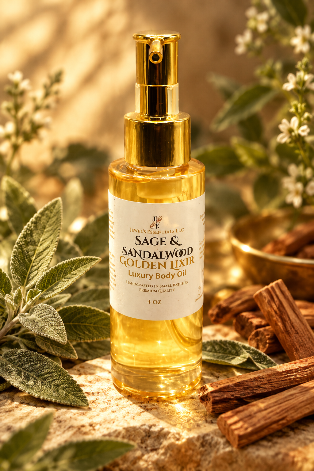 Sage and Sandalwood Golden Lixir